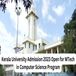 Kerala University Admission 2023 Open for MTech in Computer Science Program; The Last Date to Apply Extended till May 15